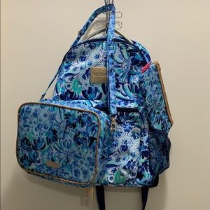 High maintenance backpack, lunch box & pencil case